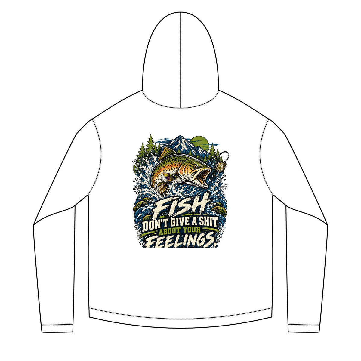 Fish Don’t Give a Shit About Your Feelings. Solar Hoodie