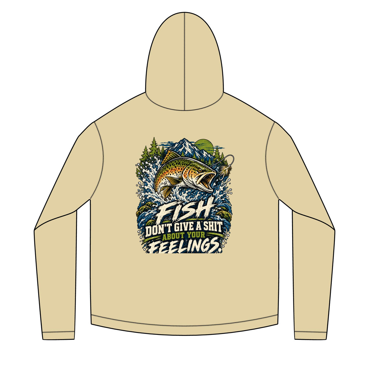Fish Don’t Give a Shit About Your Feelings. Solar Hoodie