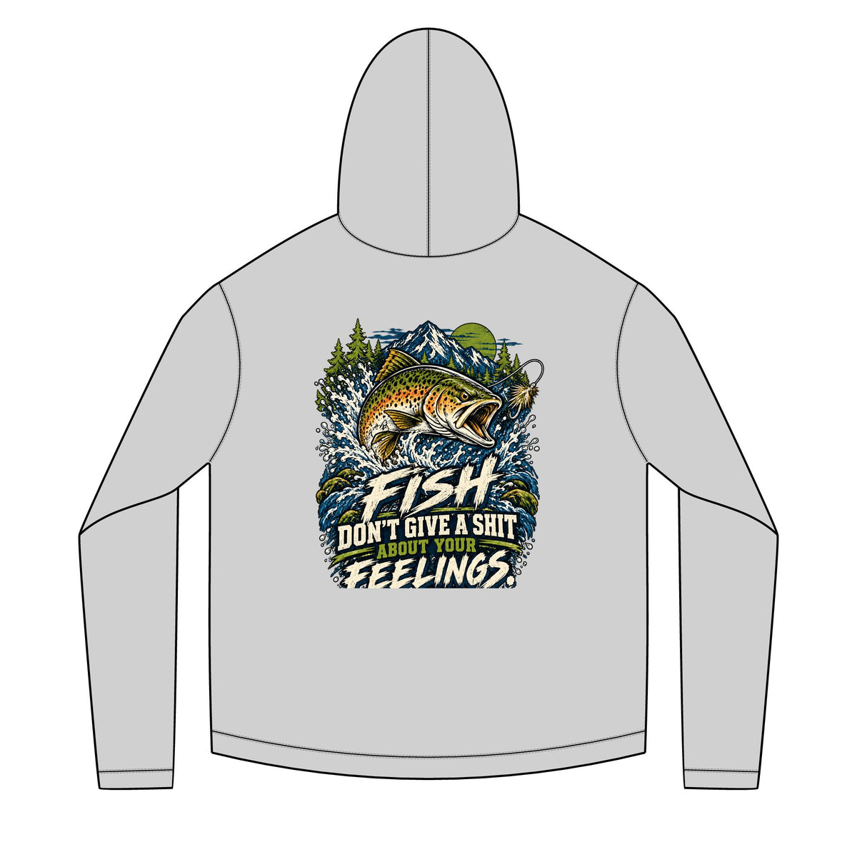 Fish Don’t Give a Shit About Your Feelings. Solar Hoodie