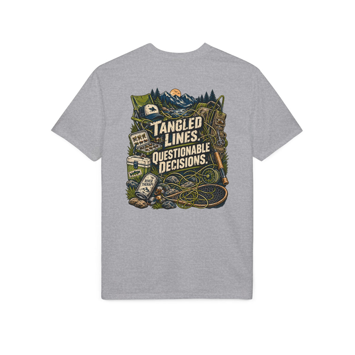 Tangled Lines. Questionable Decisions. Performance Tee