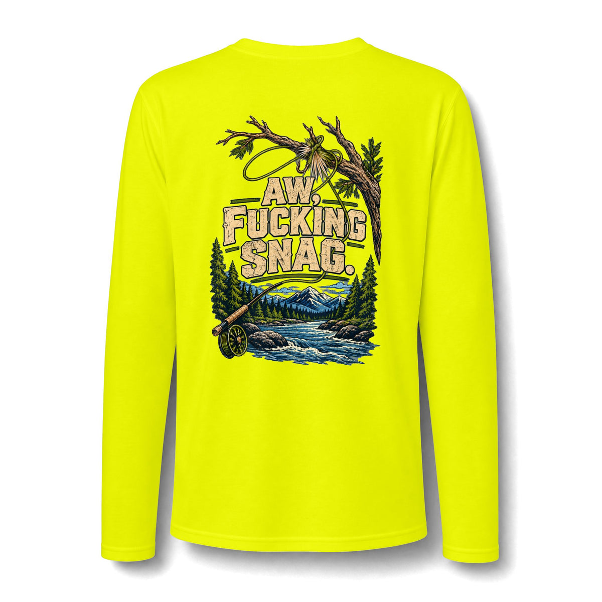 Aw, Fucking Snag. Performance Long Sleeve Tee