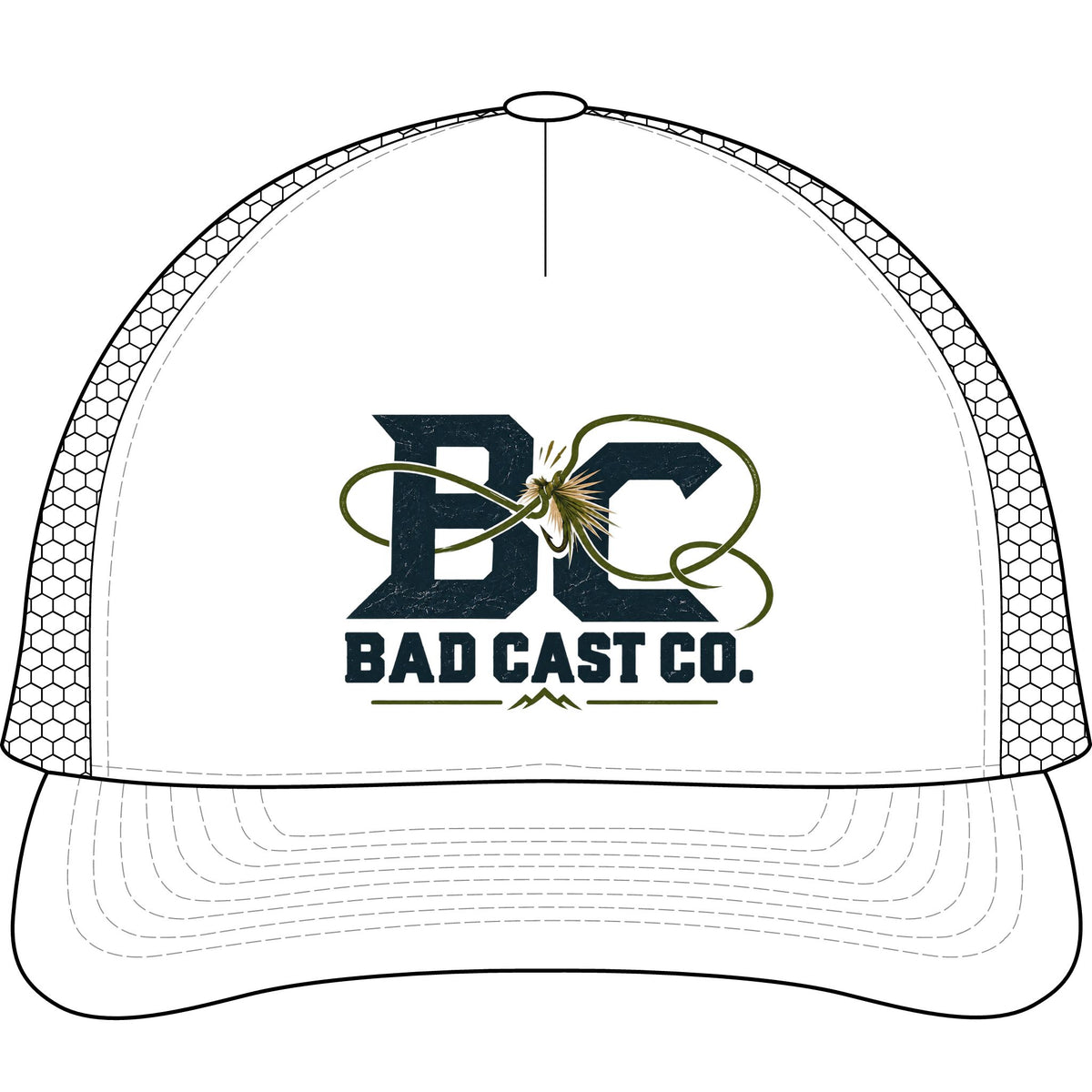 Bad Cast Full Logo Trucker Cap