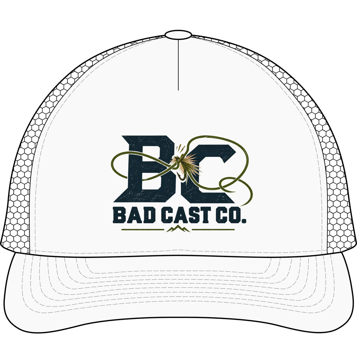 Bad Cast Full Logo Trucker Cap