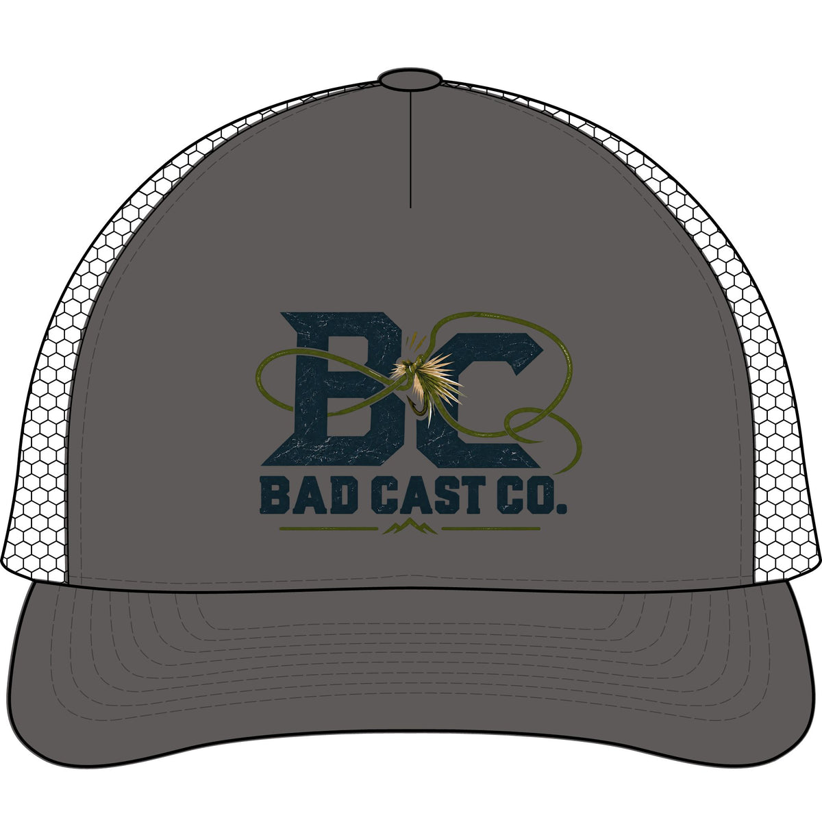 Bad Cast Full Logo Trucker Cap