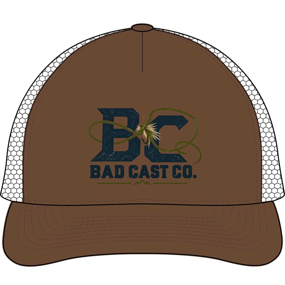 Bad Cast Full Logo Trucker Cap