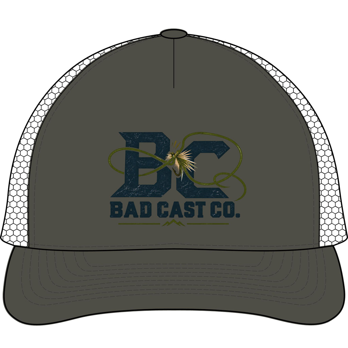 Bad Cast Full Logo Trucker Cap