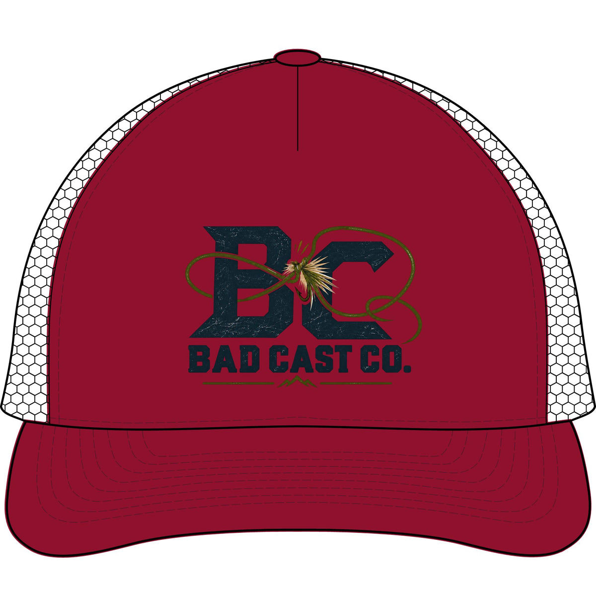 Bad Cast Full Logo Trucker Cap