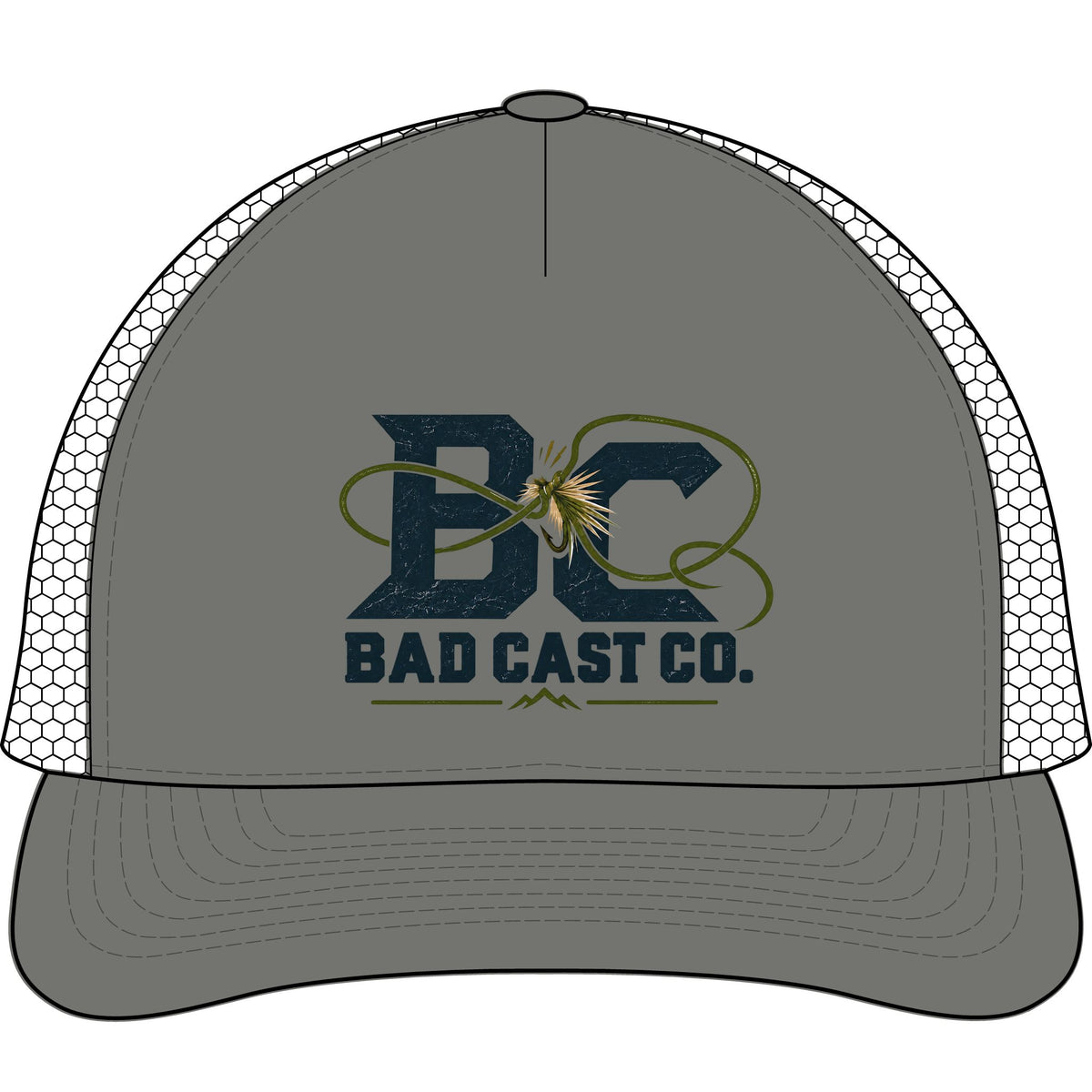 Bad Cast Full Logo Trucker Cap