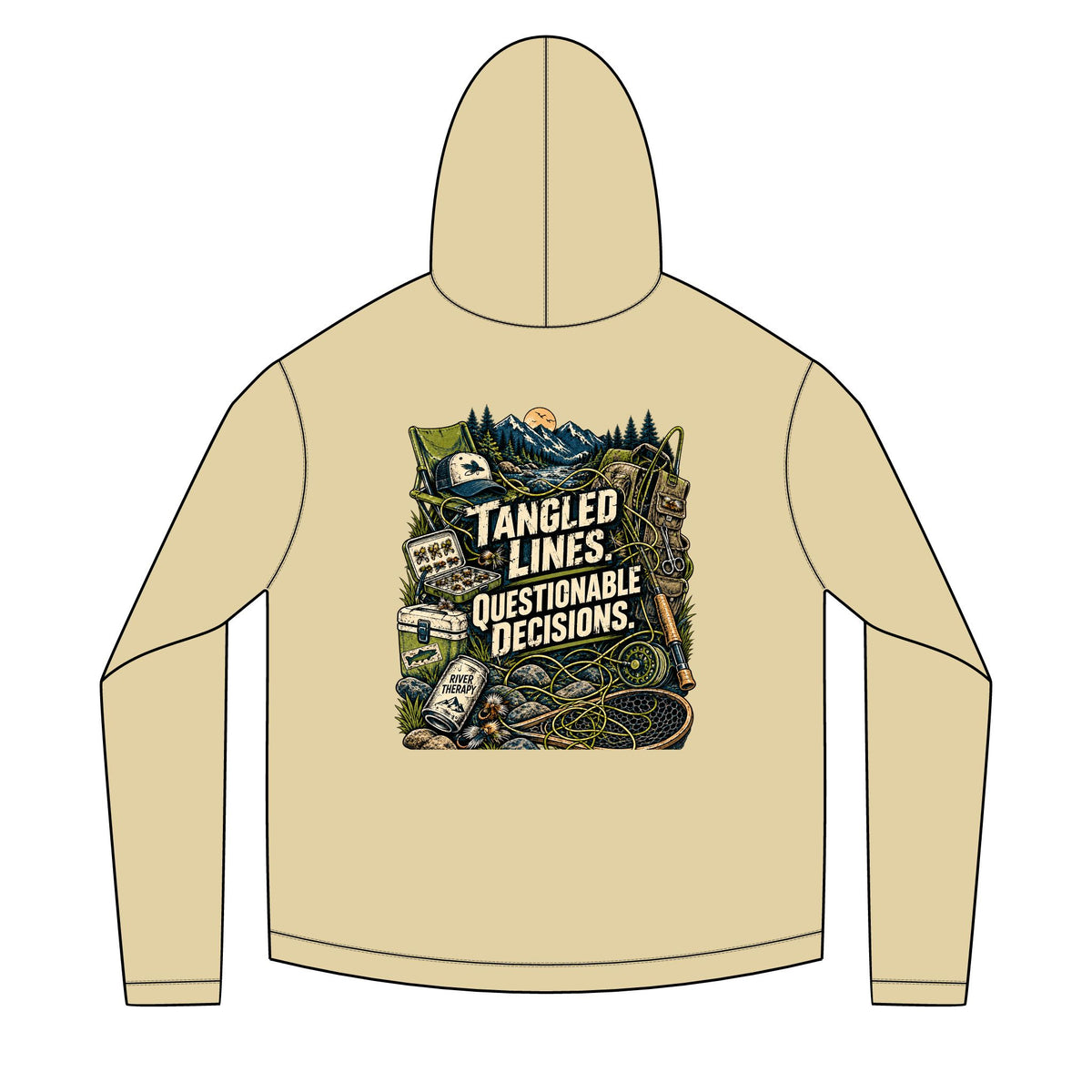 Tangled Lines. Questionable Decisions. Solar Hoodie