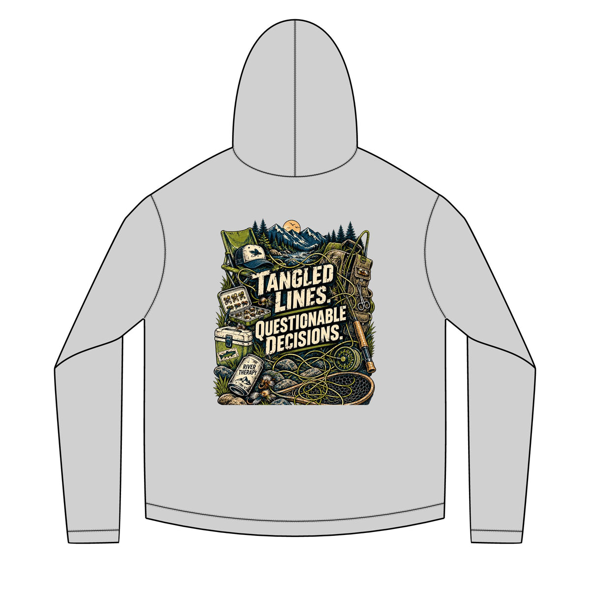Tangled Lines. Questionable Decisions. Solar Hoodie