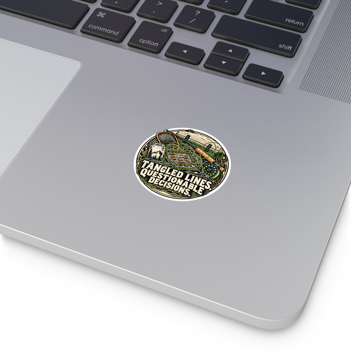 Tangled Lines. Questionable Decisions. Sticker