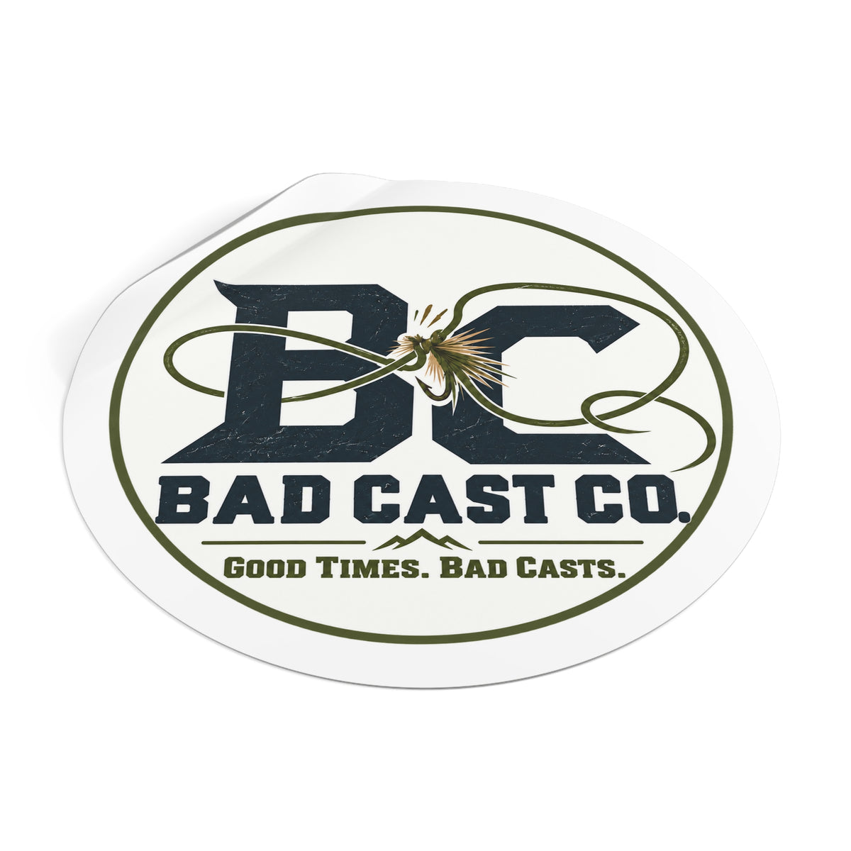 Bad Cast Co. Logo Sticker