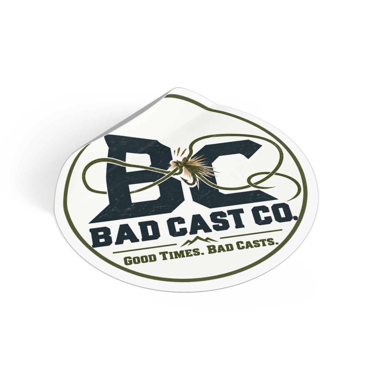 Bad Cast Co. Logo Sticker