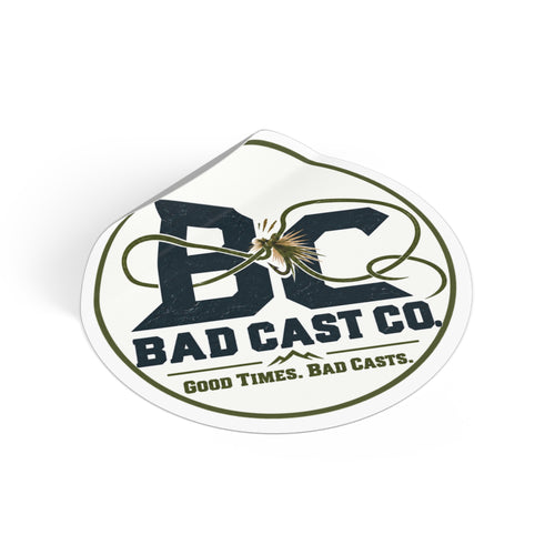 Bad Cast Co. Logo Sticker