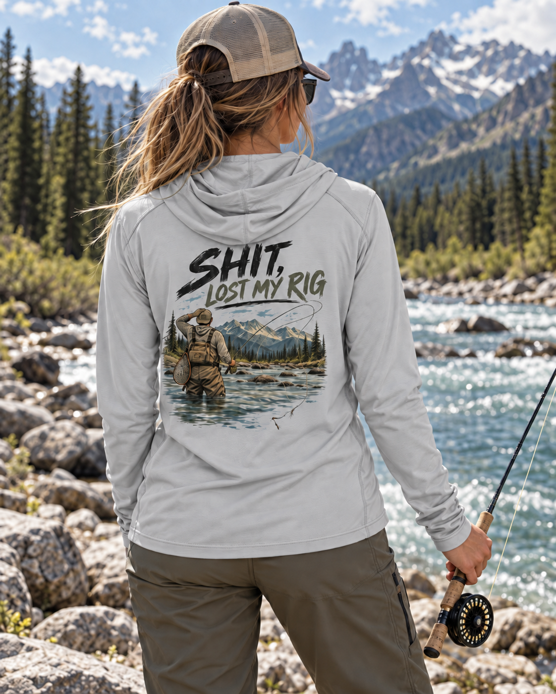 Shit, Lost My Rig. Solar Hoodie