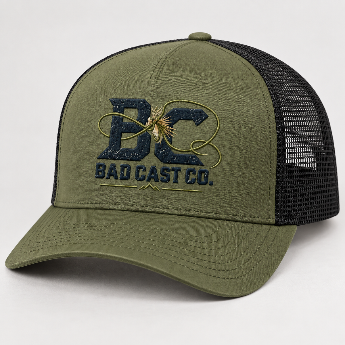 Bad Cast Full Logo Trucker Cap