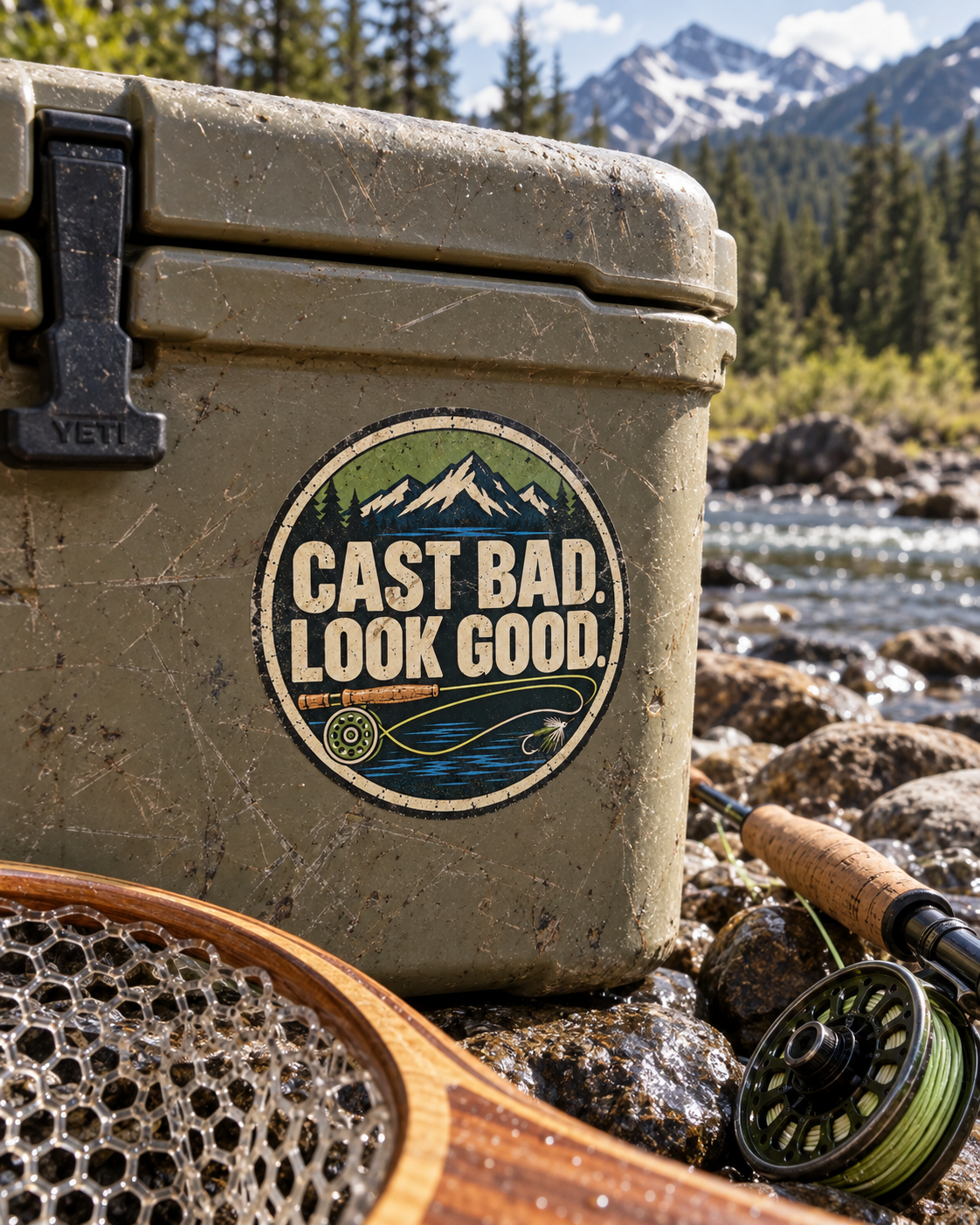 Cast Bad. Look Good. Sticker
