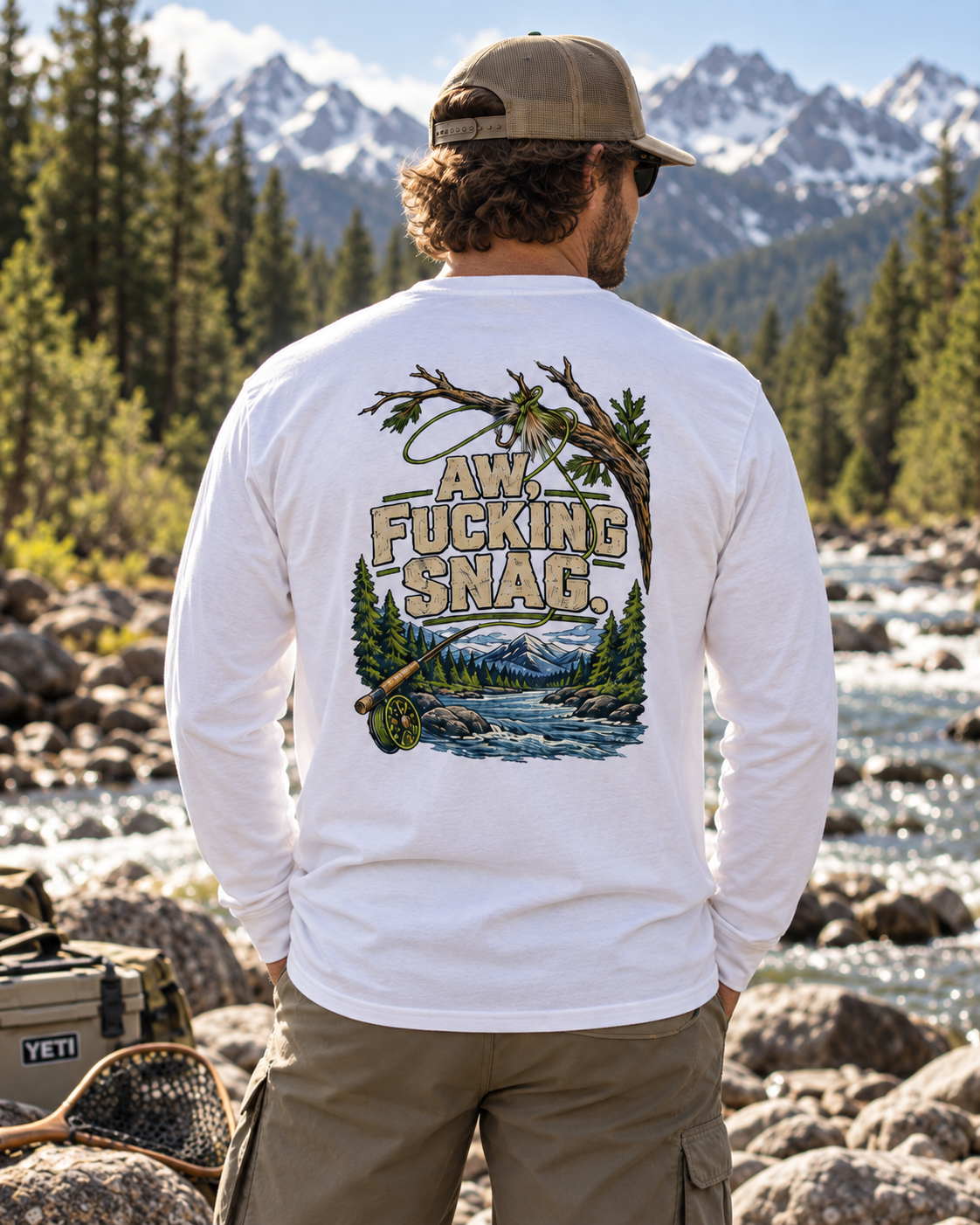 Aw, Fucking Snag. Performance Long Sleeve Tee