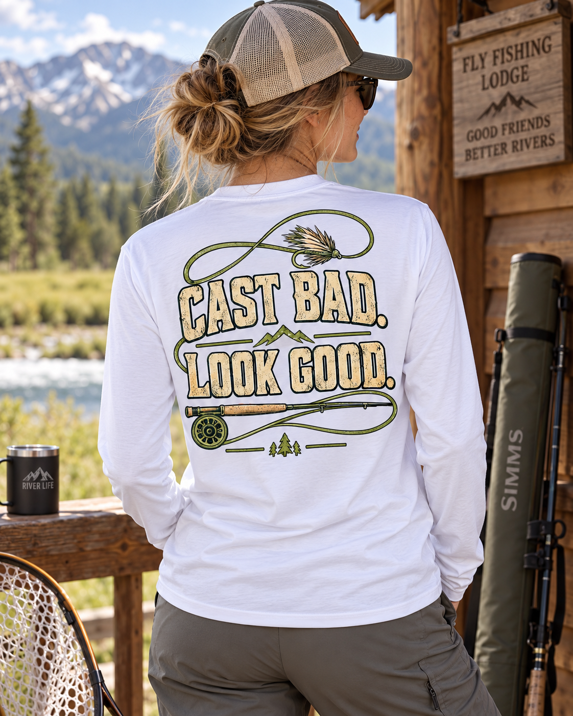 Cast Bad. Look Good. Performance Long Sleeve Tee