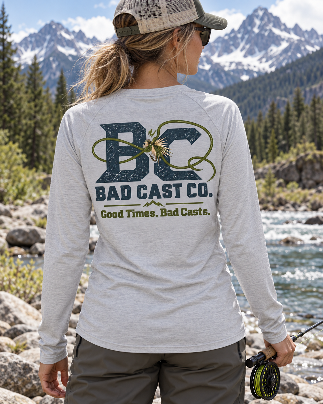 Good Times. Bad Casts. Performance Long Sleeve Tee