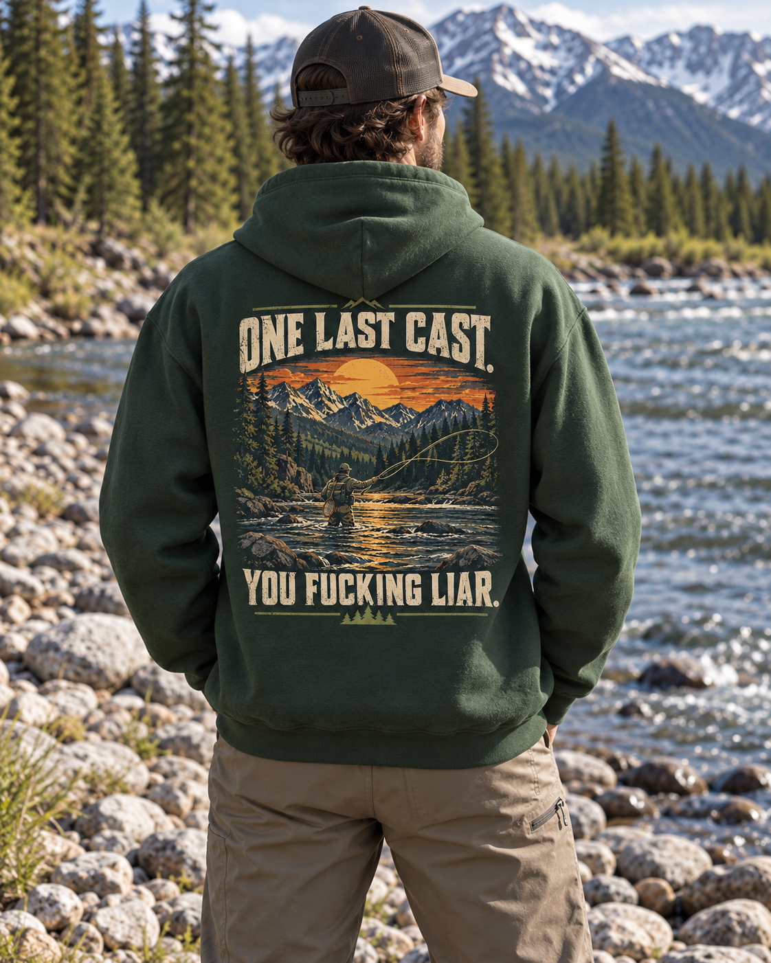 One Last Cast. You Fucking Liar. Hoodie