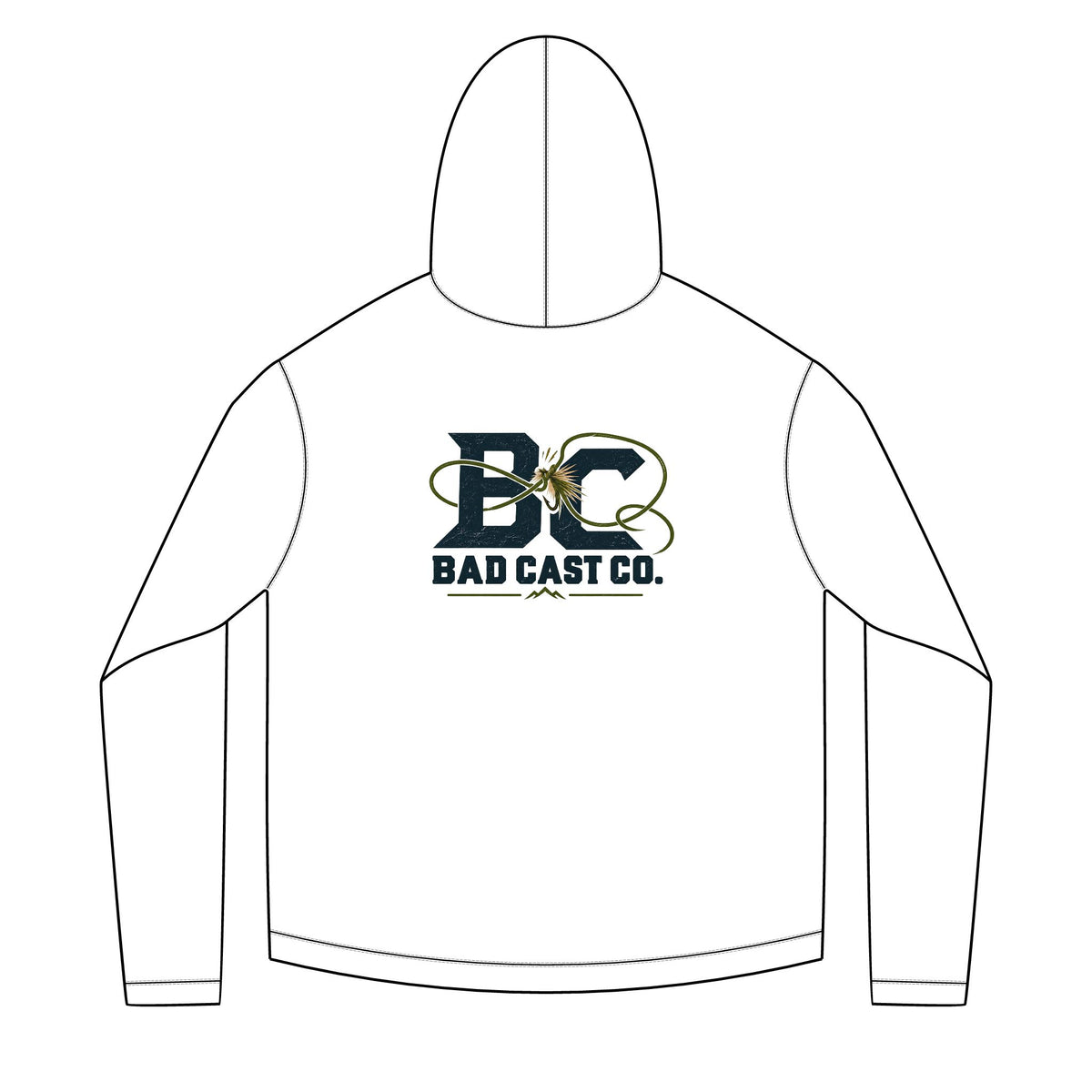 Bad Cast Logo Solar Hoodie