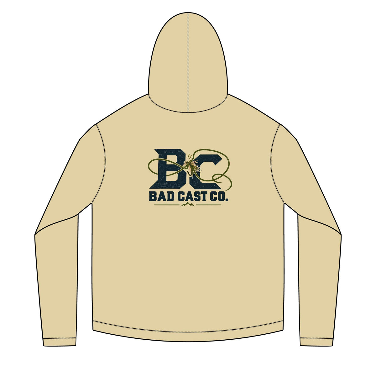 Bad Cast Logo Solar Hoodie