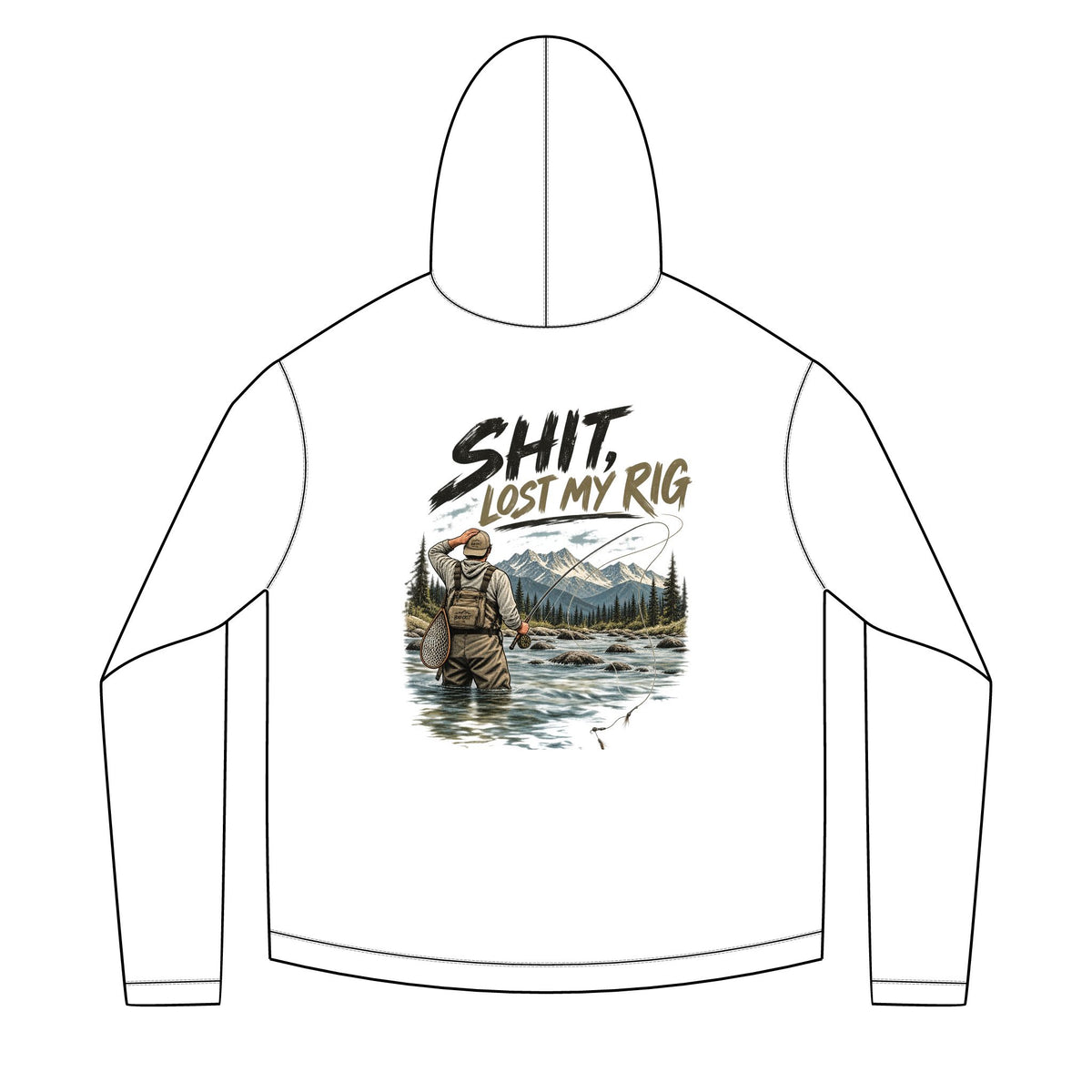 Shit, Lost My Rig. Solar Hoodie