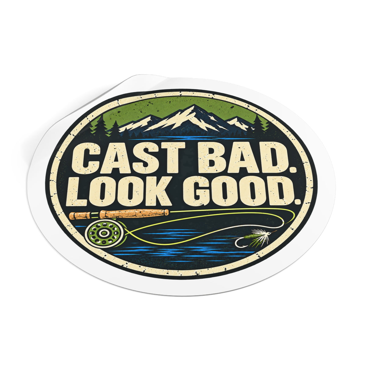 Cast Bad. Look Good. Sticker