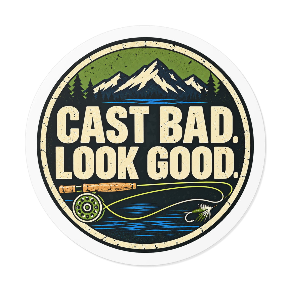 Cast Bad. Look Good. Sticker