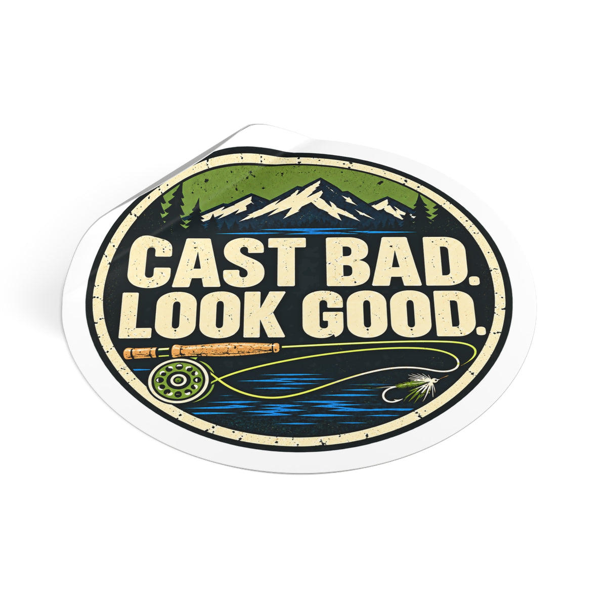 Cast Bad. Look Good. Sticker