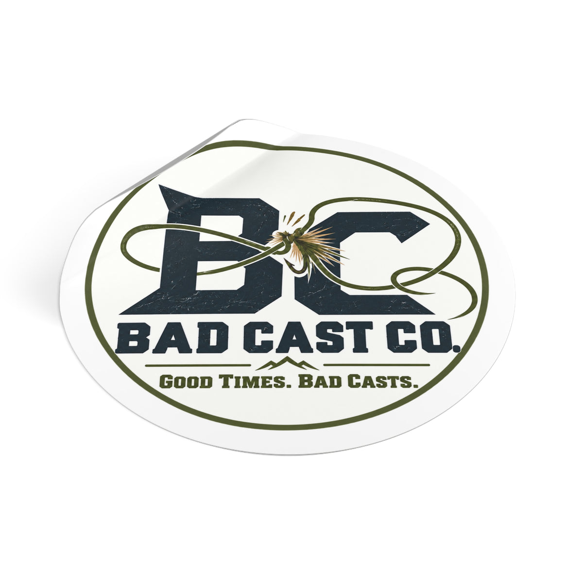 Bad Cast Co. Logo Sticker