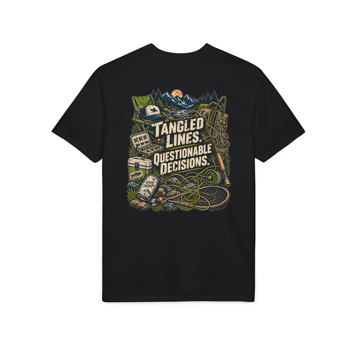 Tangled Lines. Questionable Decisions. Performance Tee
