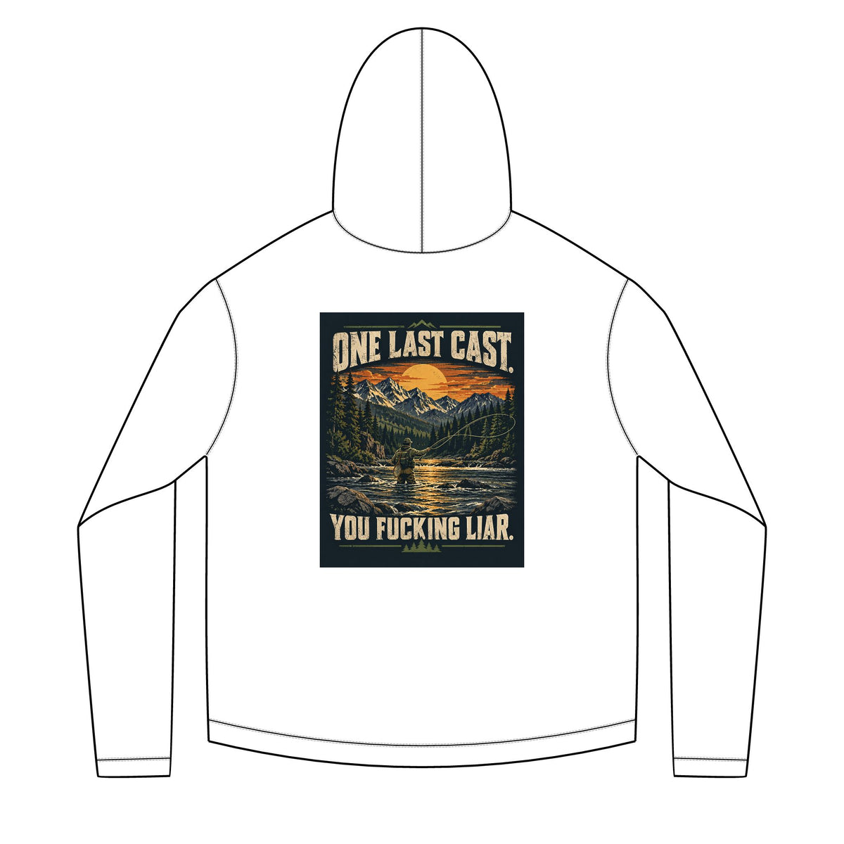 One Last Cast Solar Hoodie