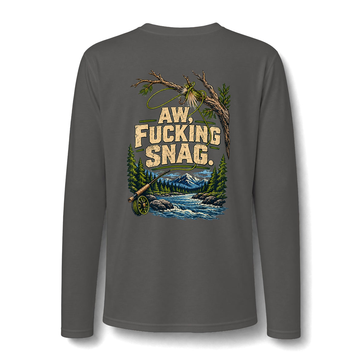 Aw, Fucking Snag. Performance Long Sleeve Tee