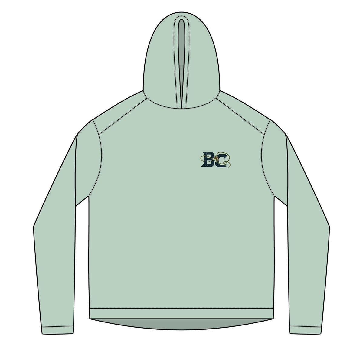 Bad Cast Logo Solar Hoodie
